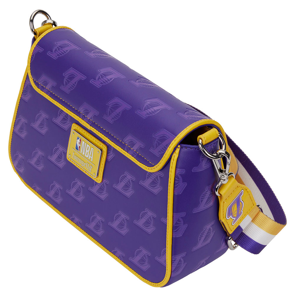 Lakers Debossed Logo Cross Body Bag (Prototype Shown) View 6