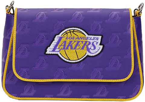 Lakers Debossed Logo Cross Body Bag (Prototype Shown) View 7