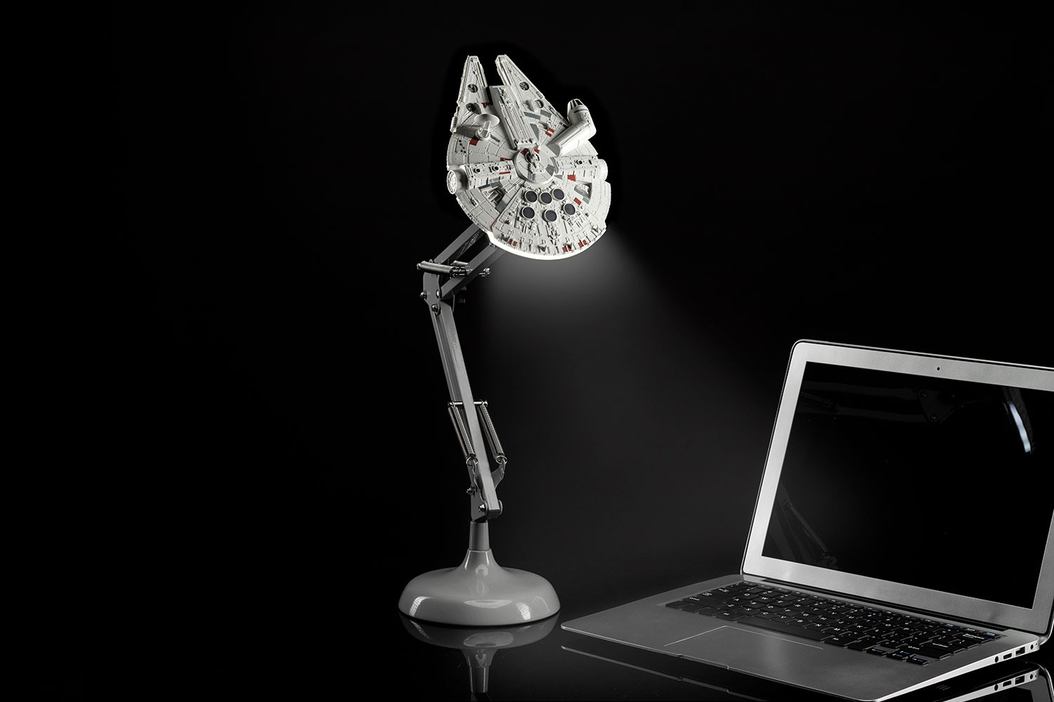 Millennium Falcon Posable Desk Light- Prototype Shown