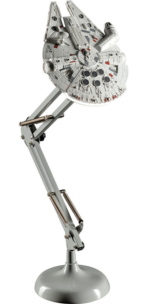 Millennium Falcon Posable Desk Light- Prototype Shown