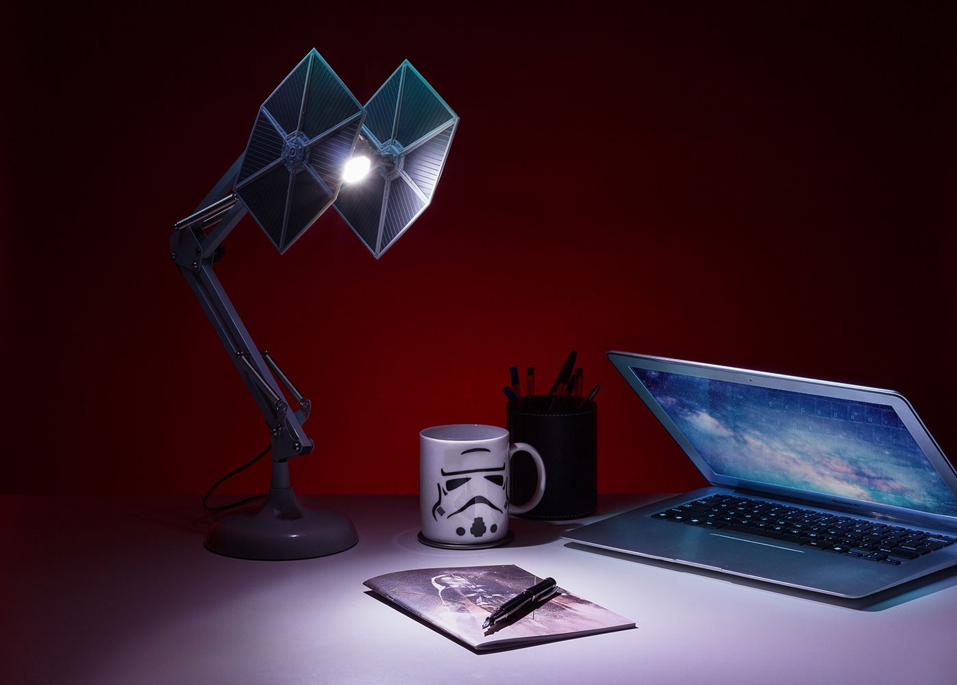 TIE Fighter Posable Desk Light- Prototype Shown