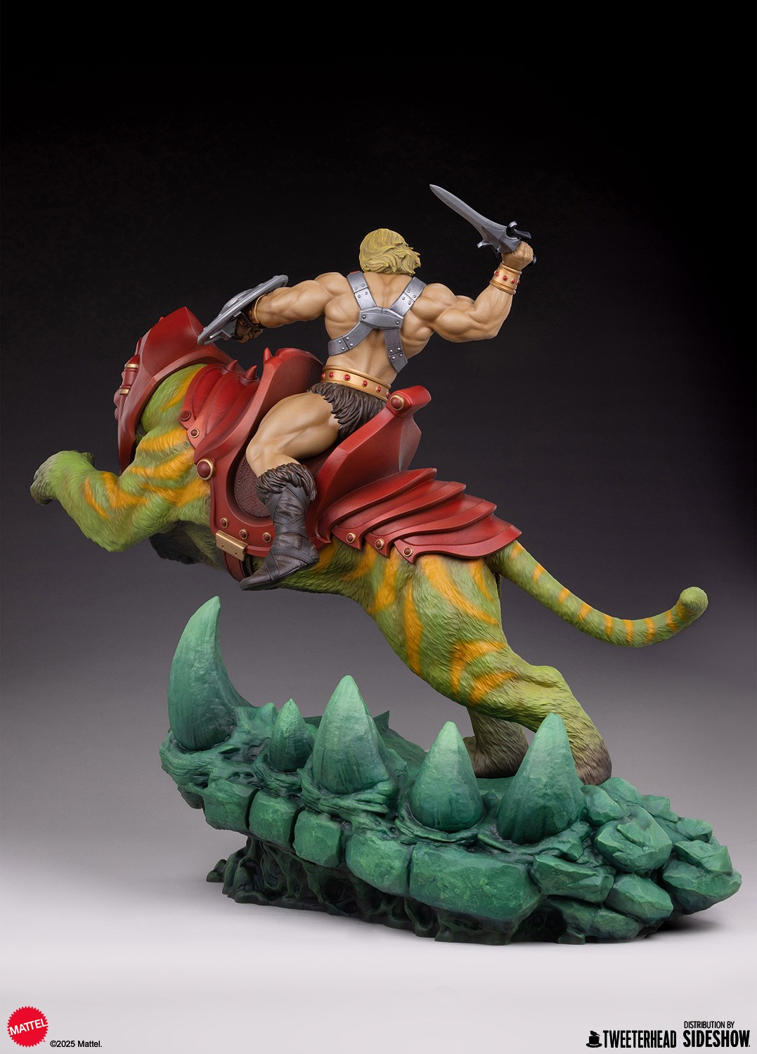 Masters of the Universe He-Man™ & Battle Cat™ Quarter Scale Maquette  (Prototype Shown) View 10