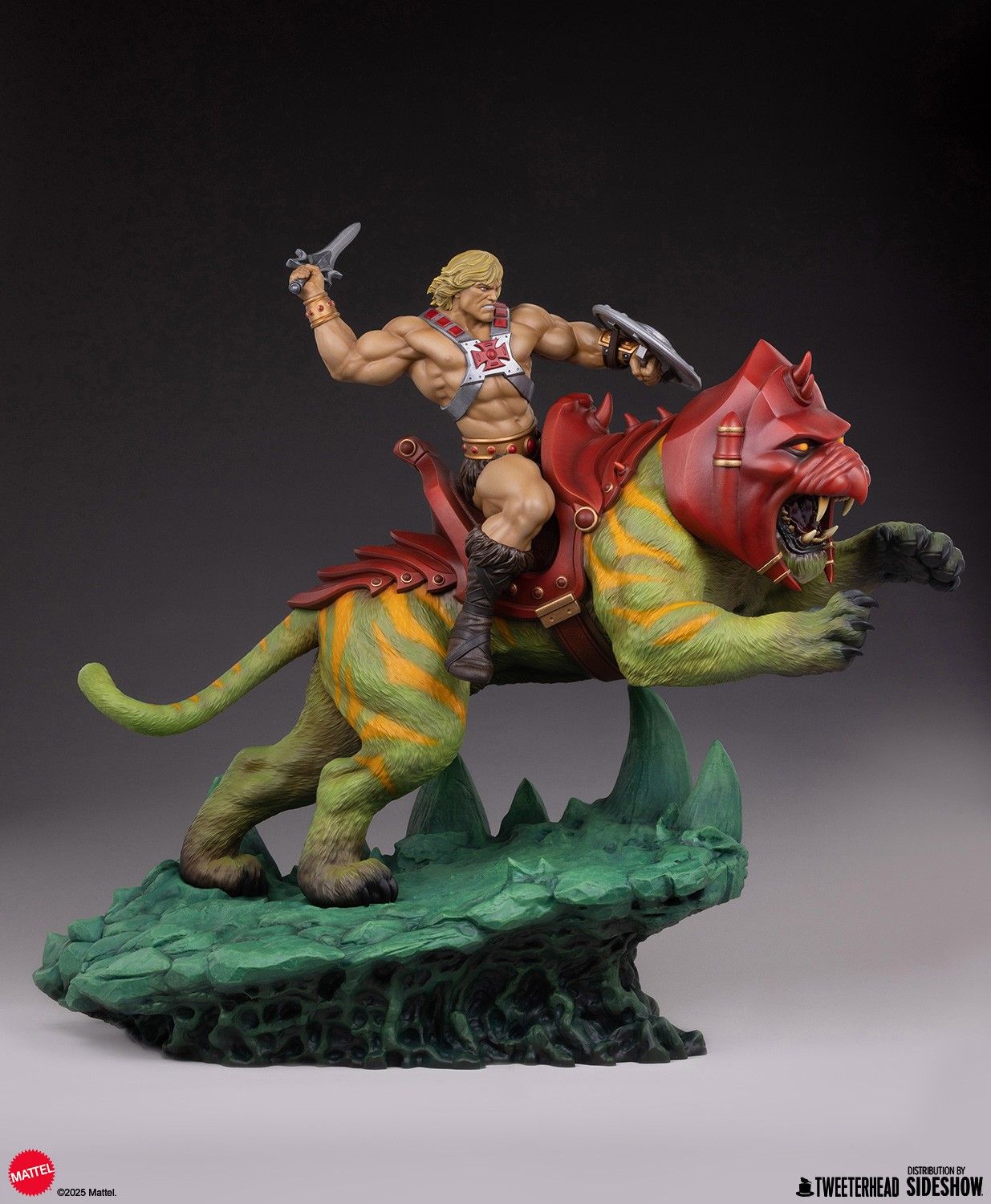 Masters of the Universe He-Man™ & Battle Cat™ Quarter Scale Maquette  (Prototype Shown) View 13