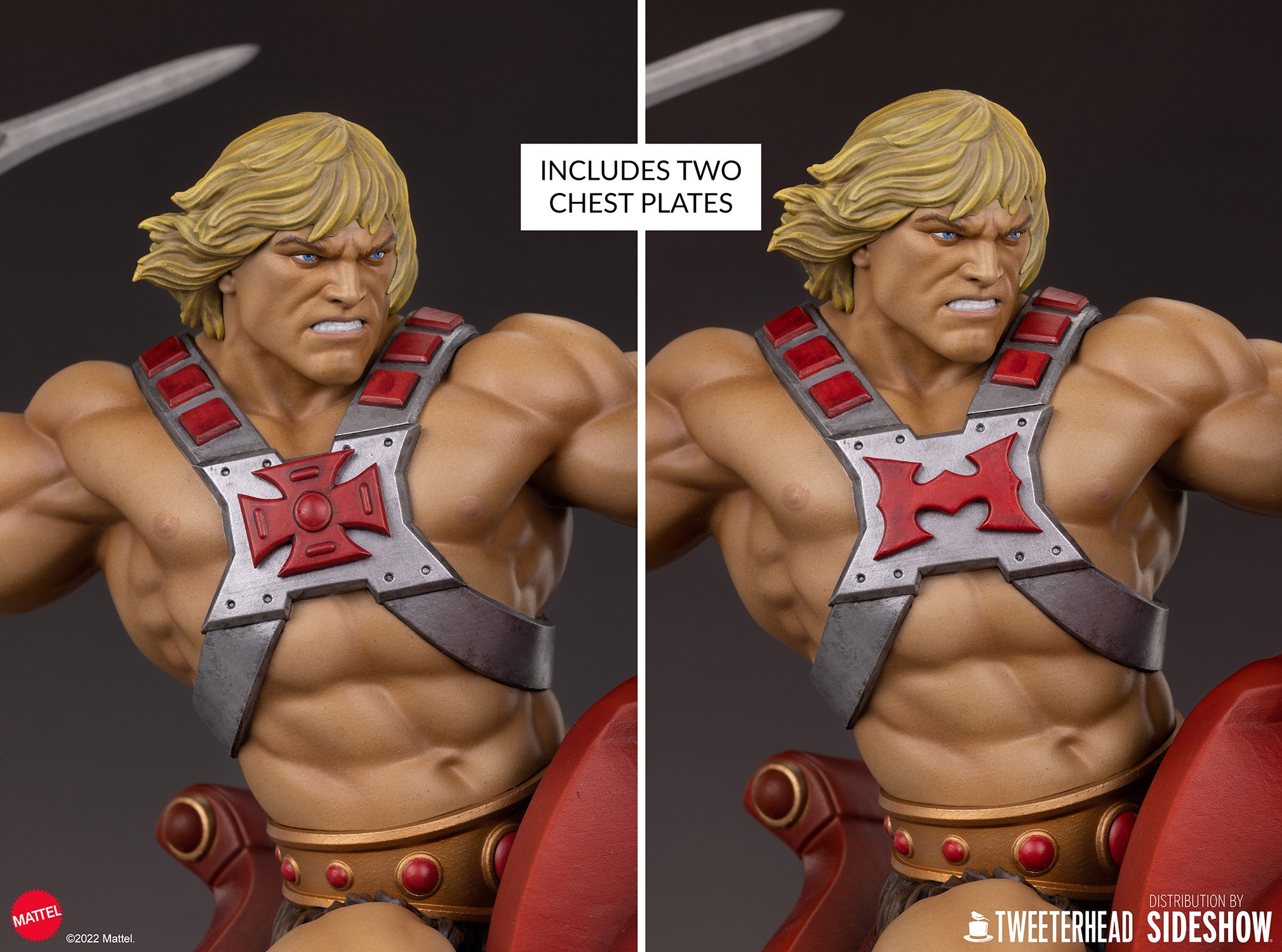 Masters of the Universe He-Man™ & Battle Cat™ Quarter Scale Maquette  (Prototype Shown) View 15
