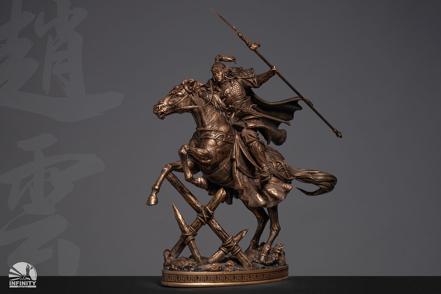 Three-Kingdoms Generals Zhao Yun Bronzed Edition