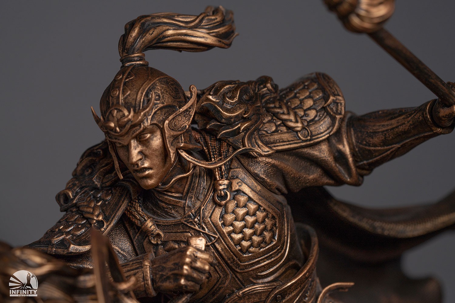 Three-Kingdoms Generals Zhao Yun Bronzed Edition