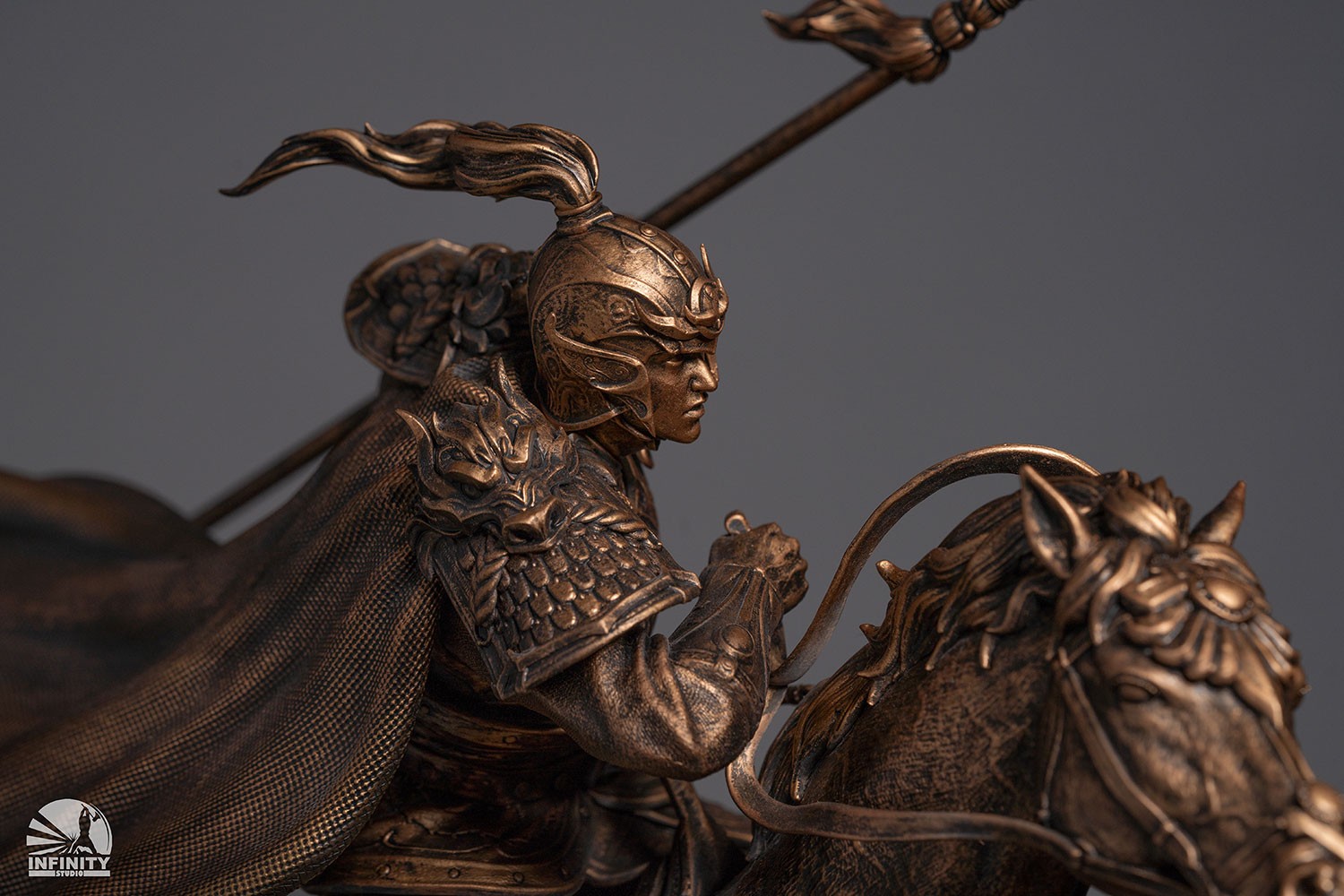 Three-Kingdoms Generals Zhao Yun Bronzed Edition