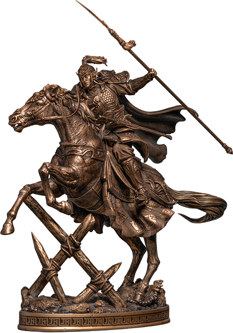 Three-Kingdoms Generals Zhao Yun Bronzed Edition