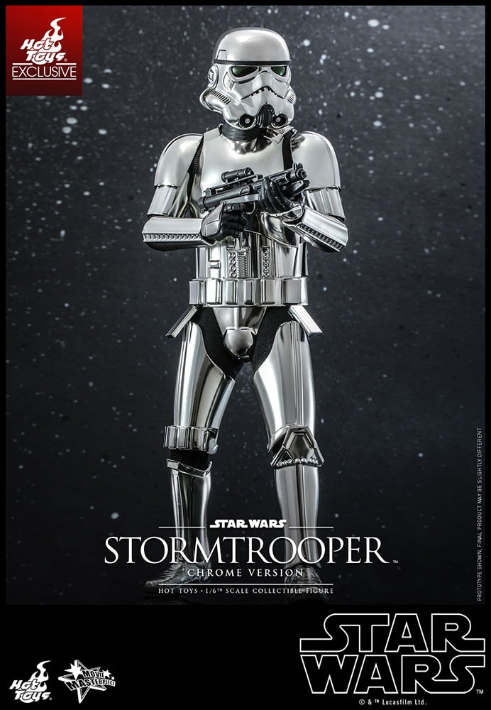 Stormtrooper Chrome Version Sixth Scale Figure by Hot Toys