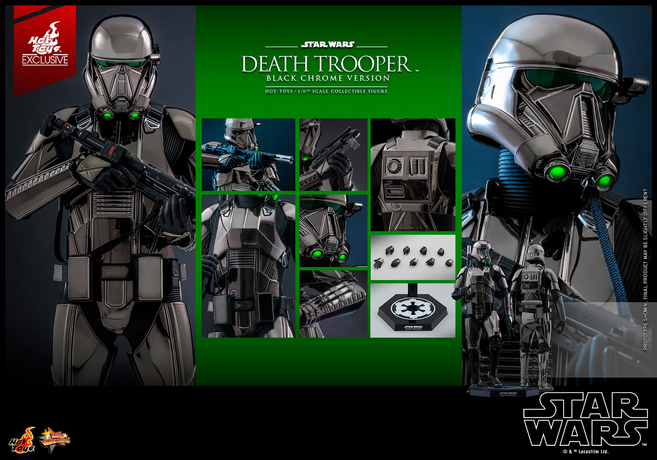 web限定アイテム Version) Chrome (Black Trooper Death Sixth by Figure Scale その他