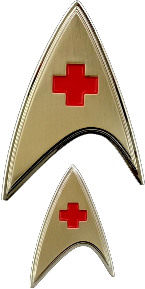 Enterprise Medical Badge and Pin Set- Prototype Shown