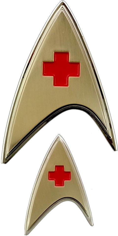 Enterprise Medical Badge and Pin Set- Prototype Shown