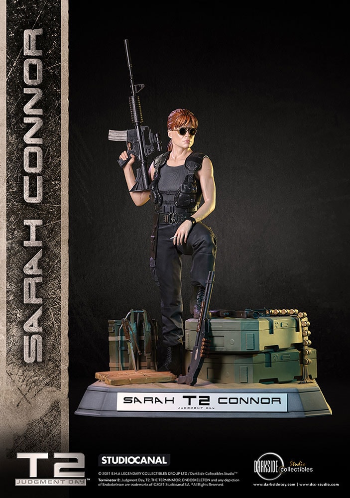 Sarah Connor 1 3 Scale Premium Statue by DarkSide Collectibles