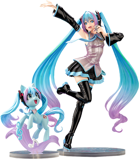 Hatsune Miku feat. My Little Pony Bishoujo Statue by Kotobukiya