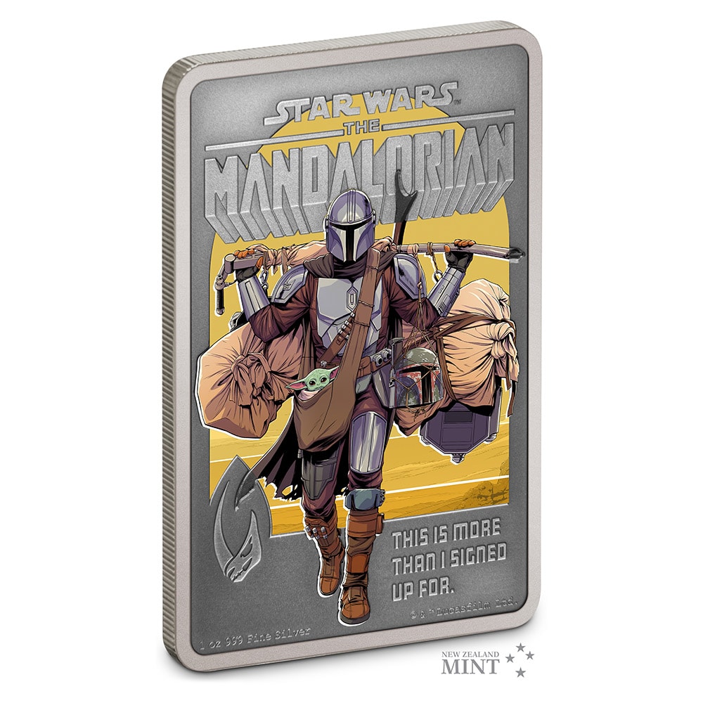The Mandalorian 1oz Silver Coin Exclusive Edition View 2
