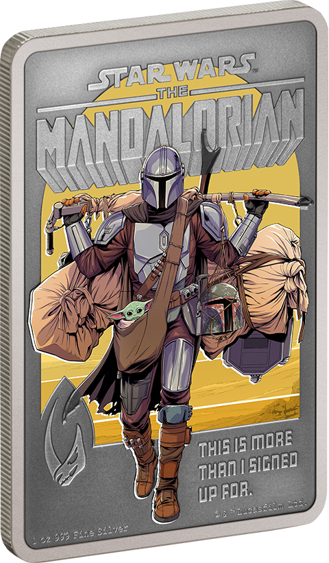 The Mandalorian 1oz Silver Coin Exclusive Edition View 5