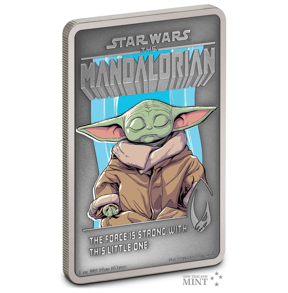 Grogu™ 1oz Silver Coin Exclusive Edition View 2
