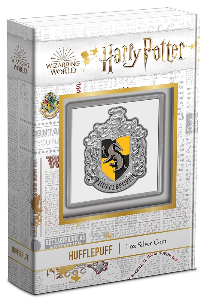 Hufflepuff House Banner 1oz Silver Coin