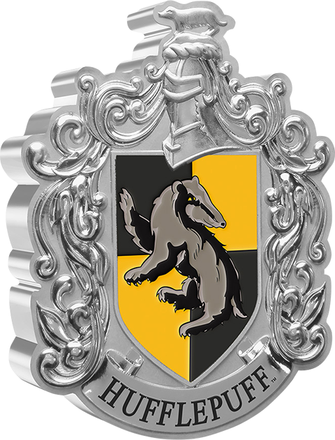Hufflepuff House Banner 1oz Silver Coin