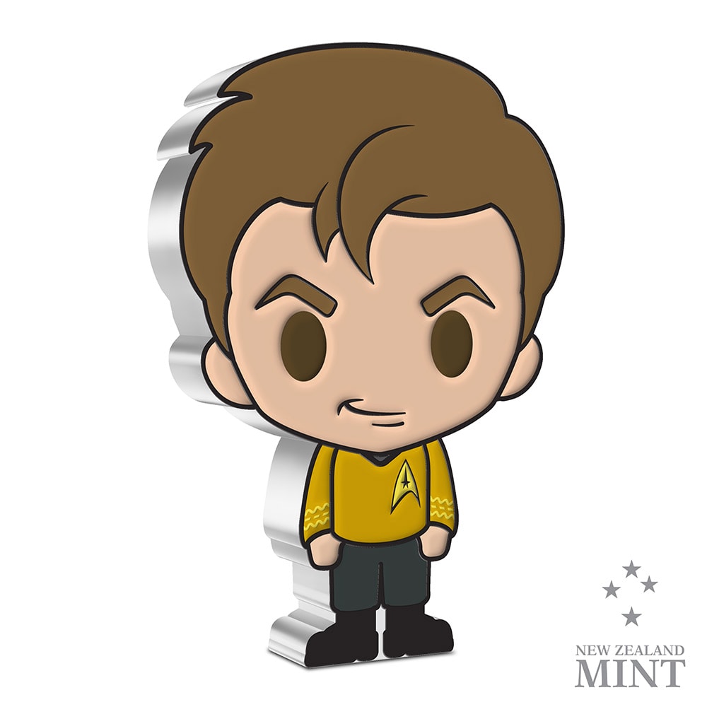 Captain James T. Kirk 1oz Silver Coin- Prototype Shown