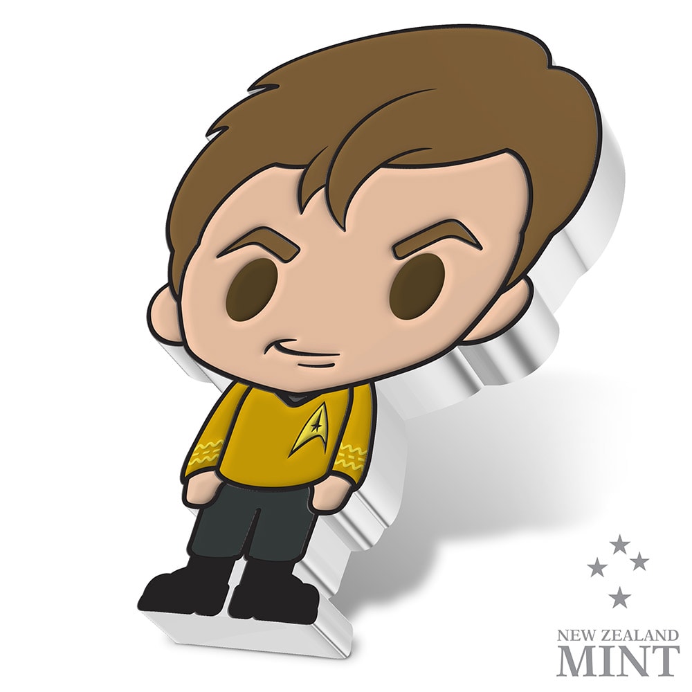 Captain James T. Kirk 1oz Silver Coin- Prototype Shown