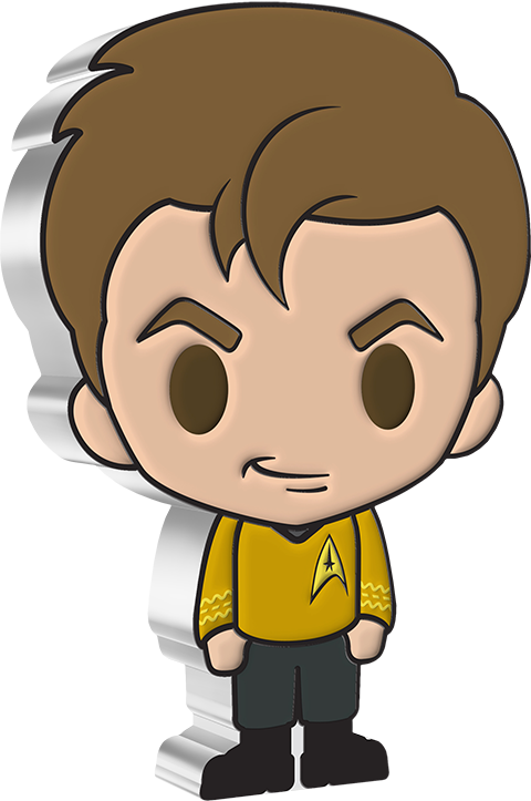 Captain James T. Kirk 1oz Silver Coin- Prototype Shown