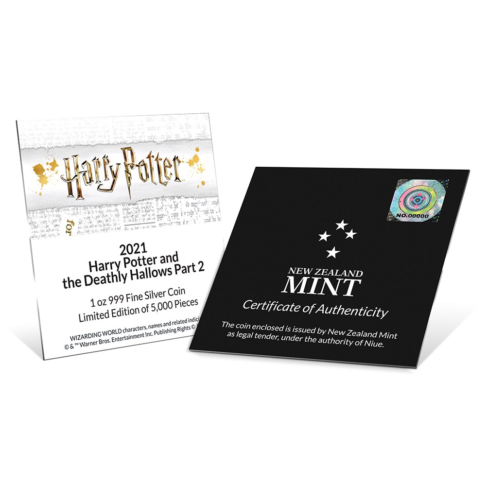 Harry Potter and the Deathly Hallows Part 2 1oz Silver Coin