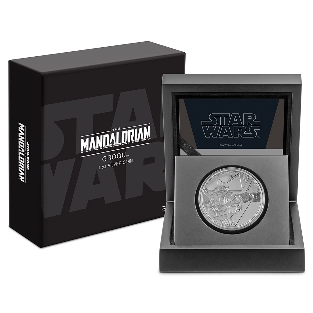 Grogu 1oz Silver Coin (Prototype Shown) View 5