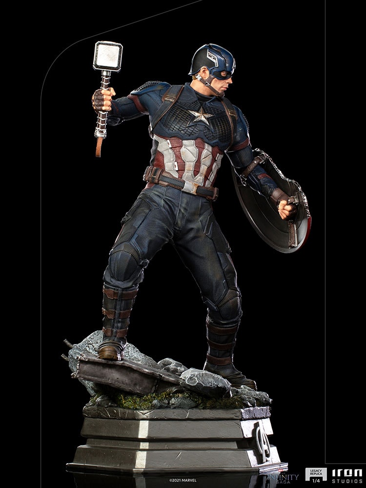 figurine en resine CAPTAIN AMERICA armure MARVEL the ADVENGERS