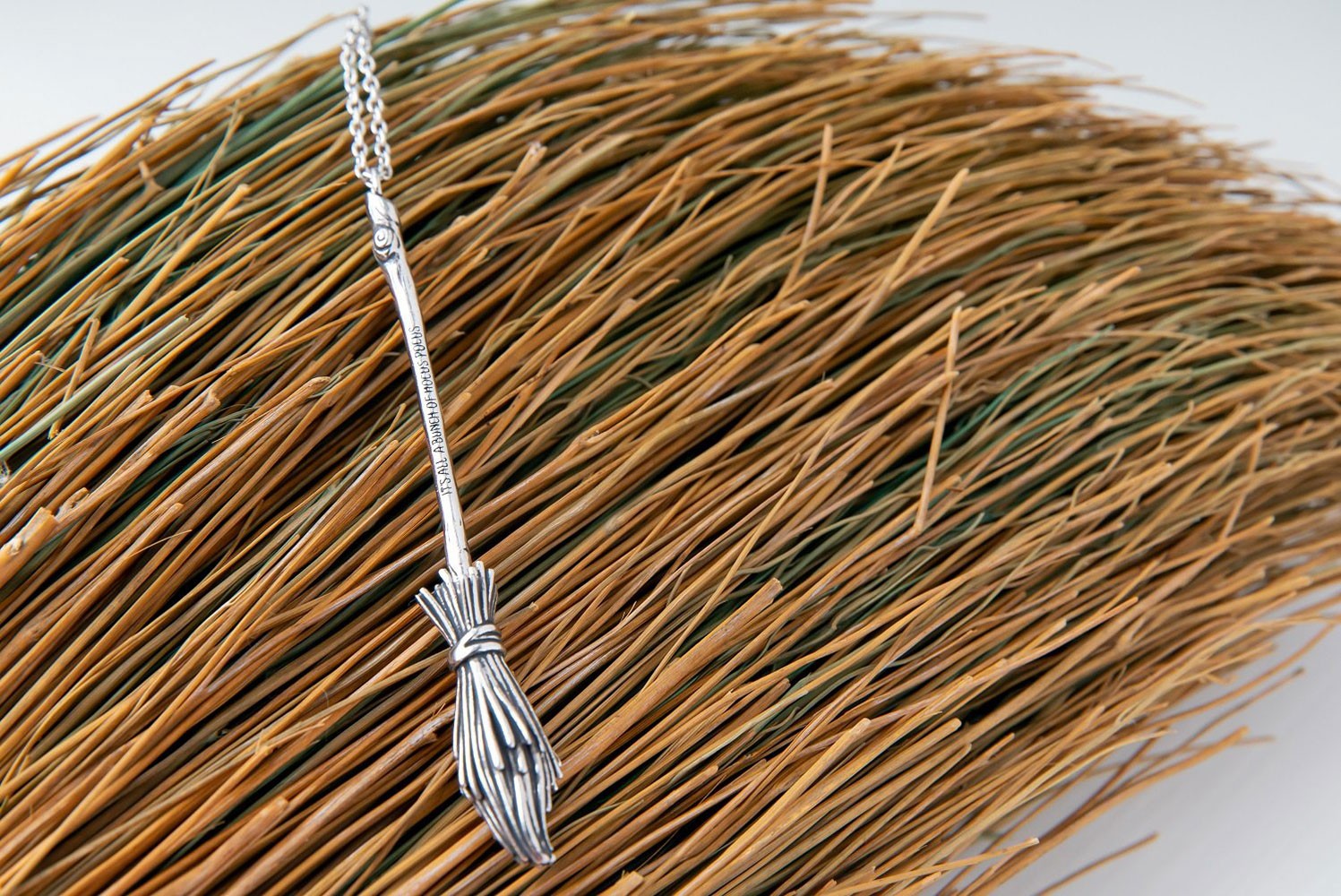 Hocus Pocus Broom Necklace