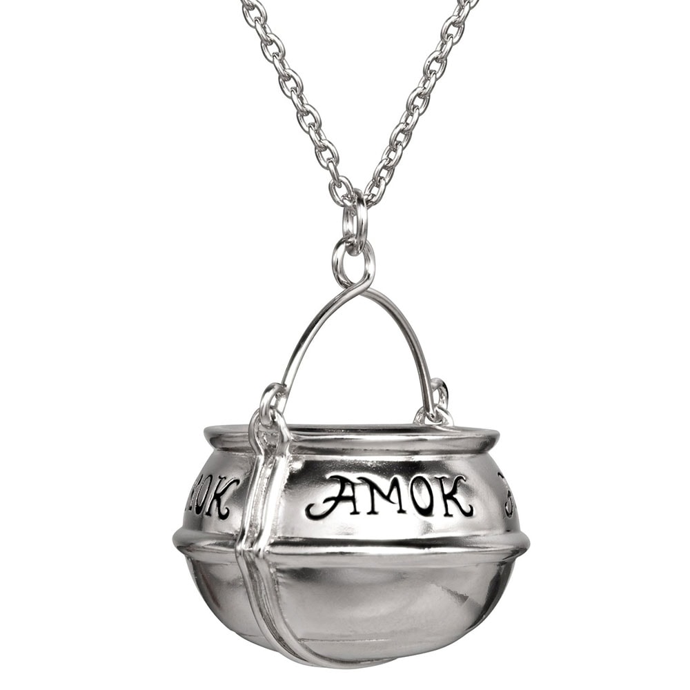 Hocus Pocus Amok Cauldron Necklace