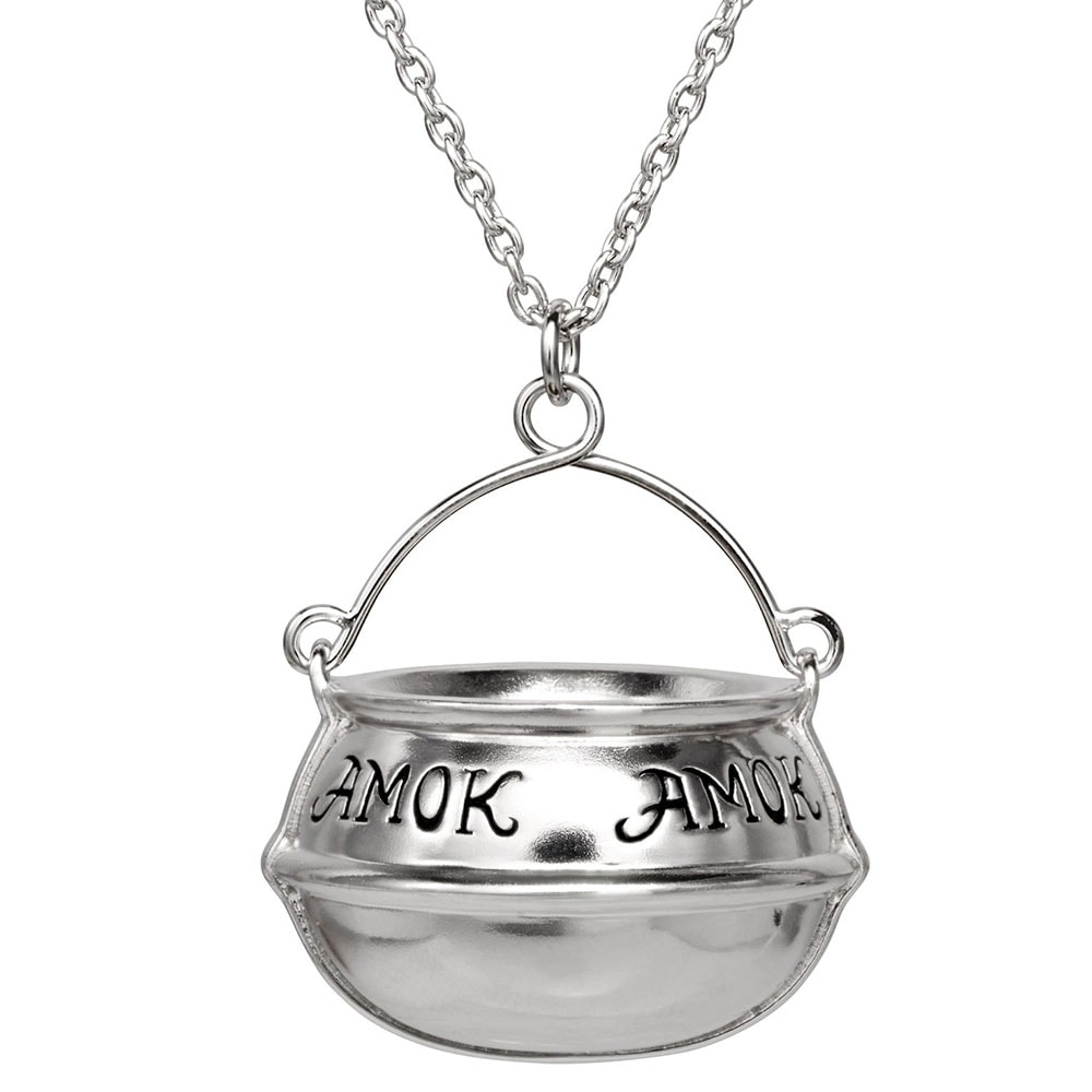 Hocus Pocus Amok Cauldron Necklace