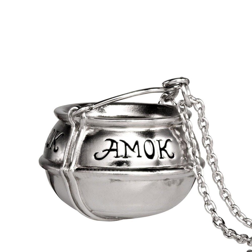 Hocus Pocus Amok Cauldron Necklace