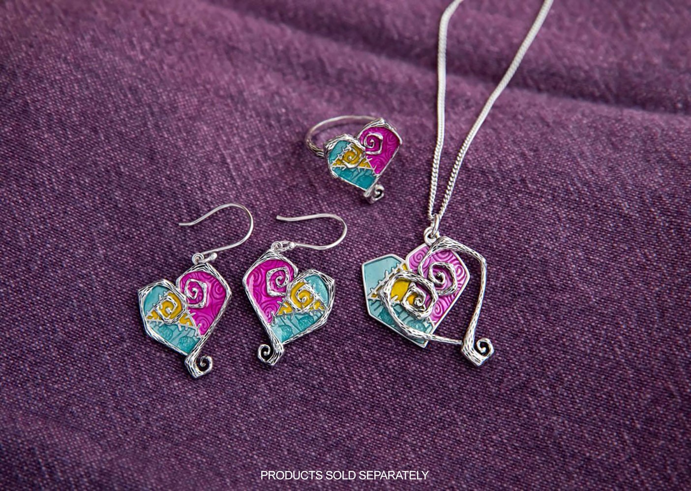 Sally Heart Layered Charm Necklace