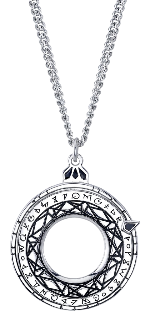 Doctor Strange Rotating Spell Medallion Necklace