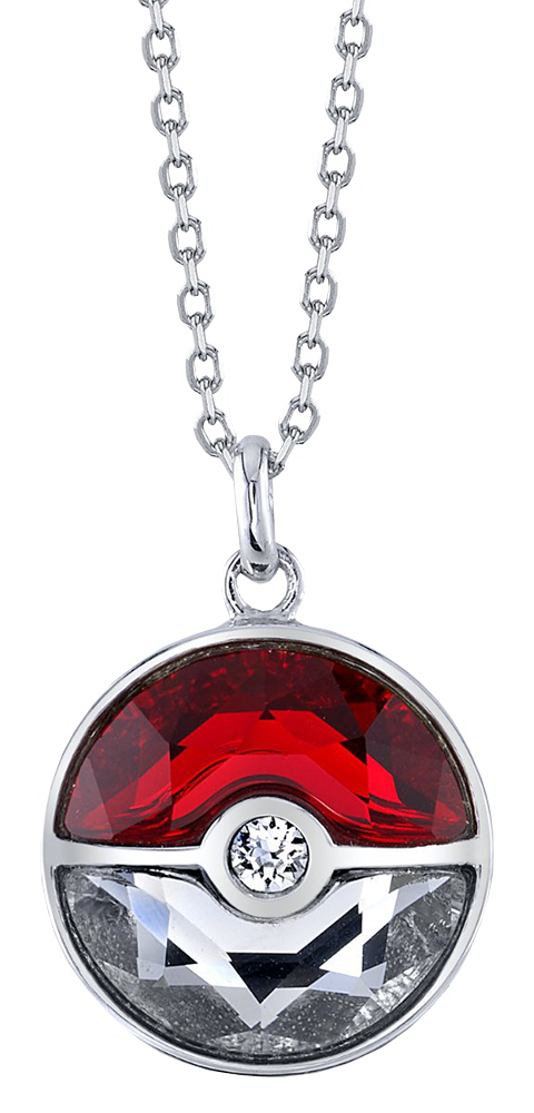 Crystal Poke Ball Necklace