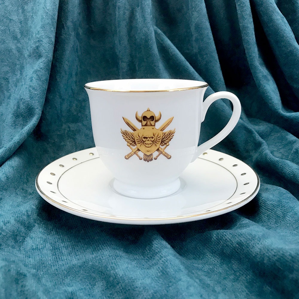 Castle Grayskull Crest Porcelain Cup & Saucer Set