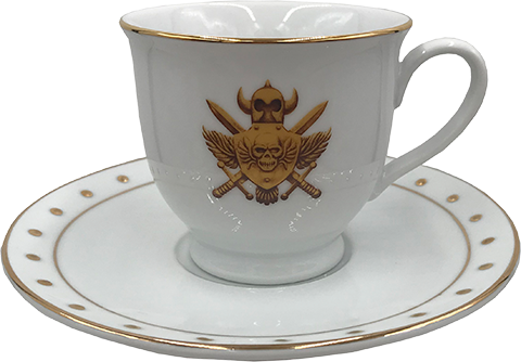 Castle Grayskull Crest Porcelain Cup & Saucer Set