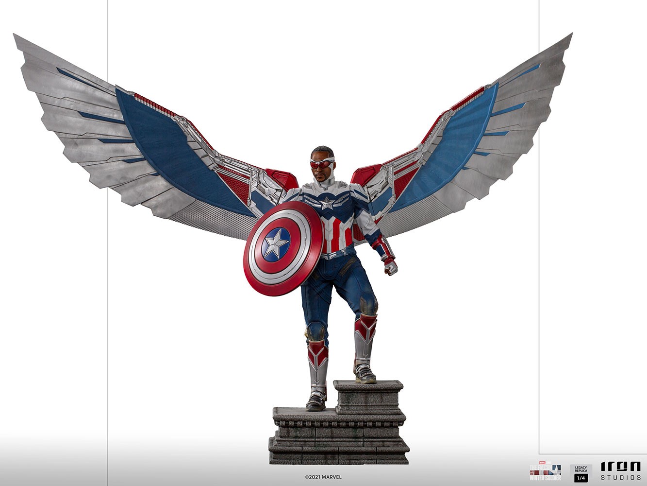 Captain America Sam Wilson (Open Wings Version) Collector Edition (Prototype Shown) View 13
