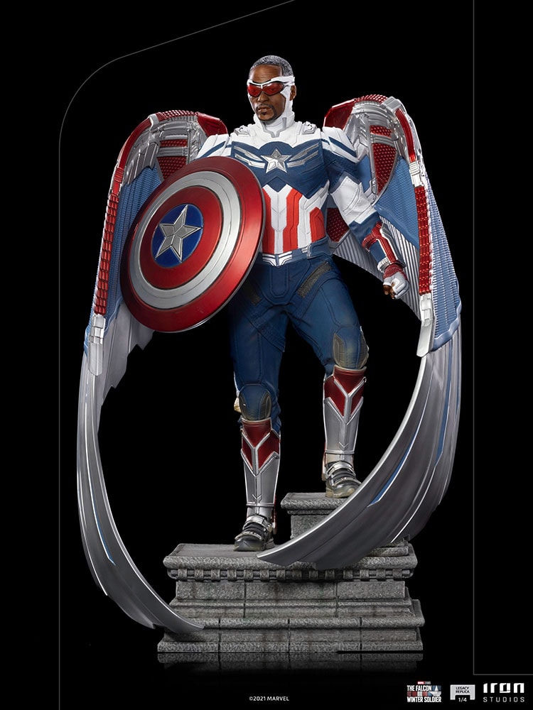 Captain America Sam Wilson (Closed Wings Version) (Prototype Shown) View 1