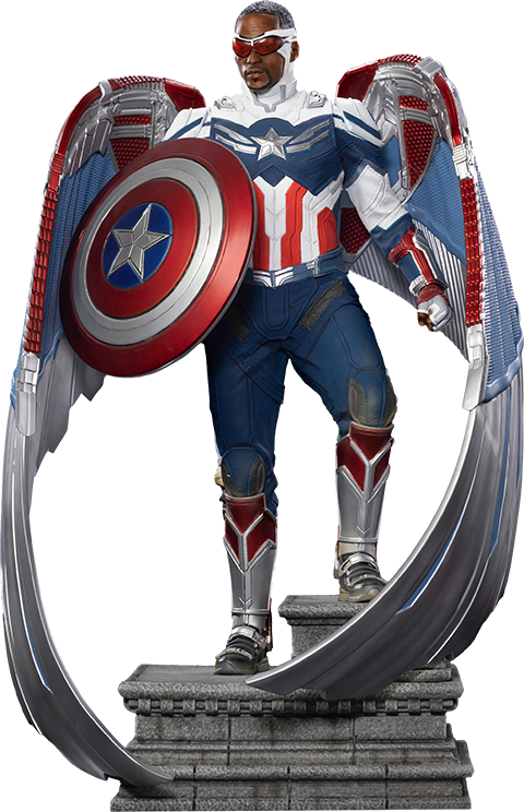 Captain America Sam Wilson (Closed Wings Version) (Prototype Shown) View 18