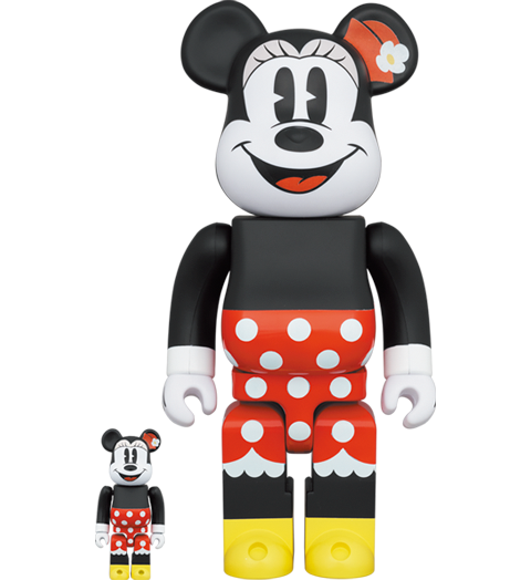Be@rbrick Minnie Mouse 100% & 400% Collectible Figure Set by 