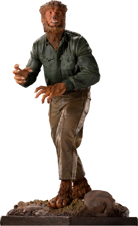 SF・ファンタジー・ホラー UNIVERSAL MONSTERS THE WOLFMAN STATUE Wolf Man 1:10 Art Scale Statue by Iron Studios | Sideshow