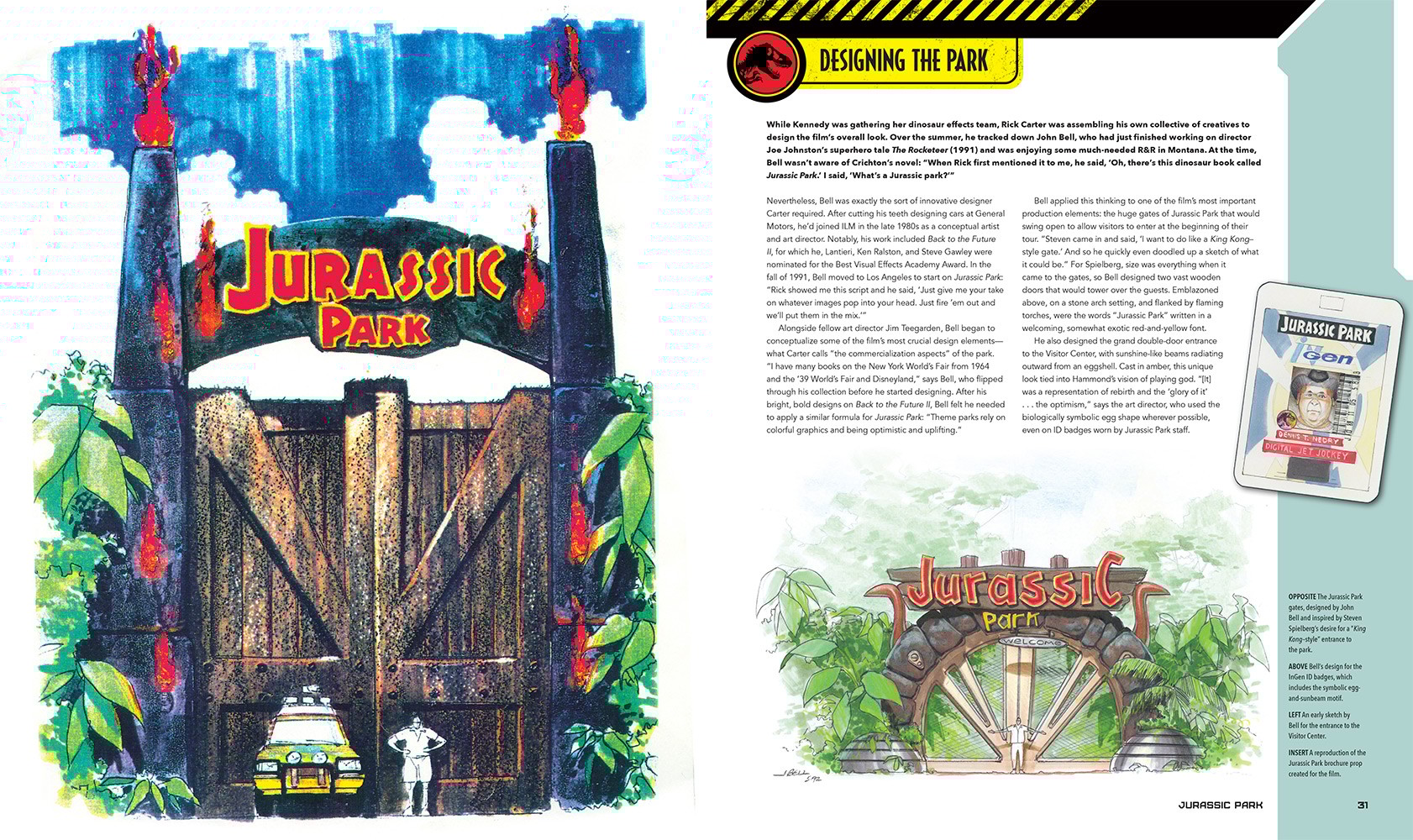 Jurassic Park: The Ultimate Visual History- Prototype Shown