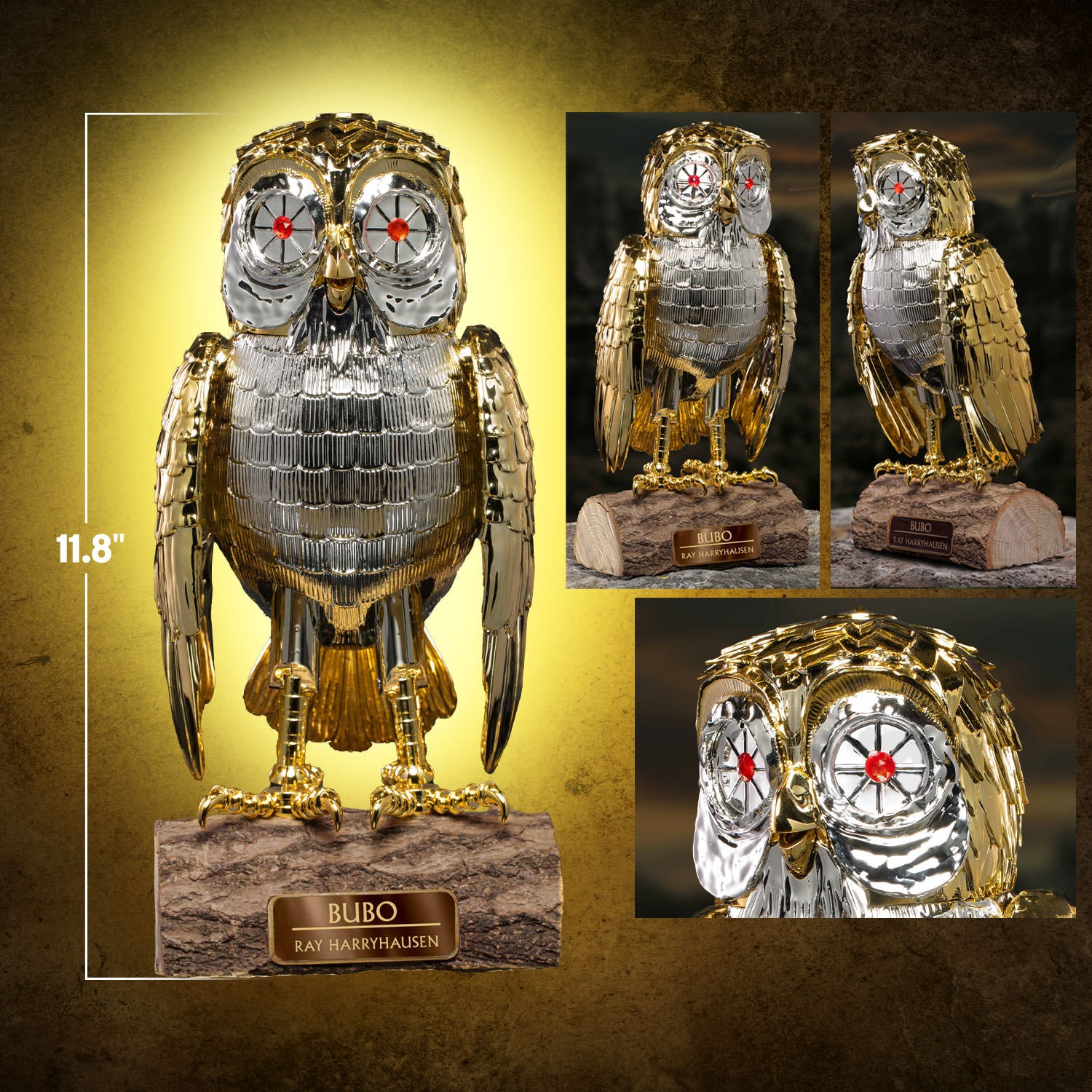 OWl / Boo!! 、FLAP、KICKASS Bubo (Deluxe Version) Vinyl Statue by Star Ace Toys