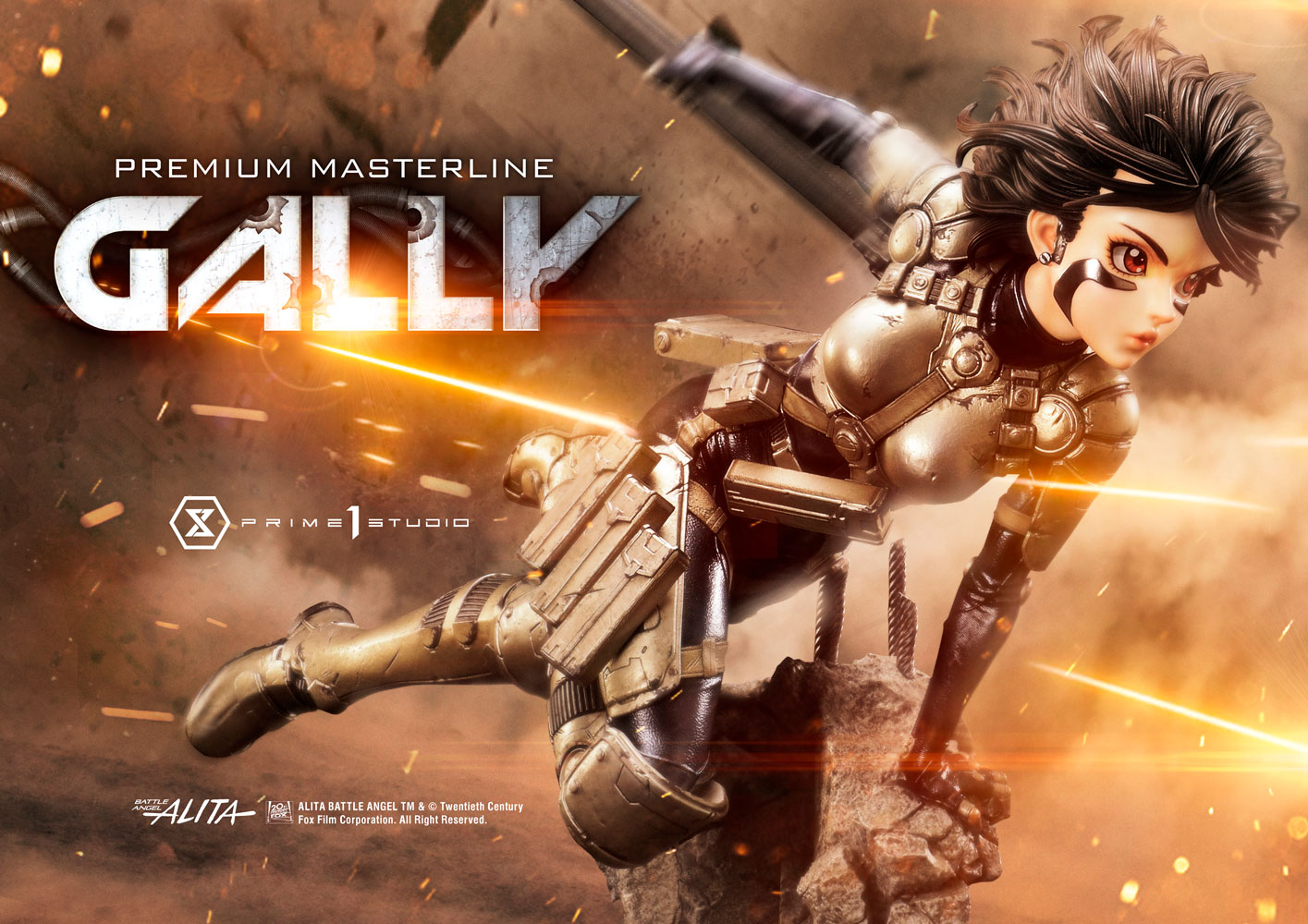 Alita: Battle Angel Alita “Gally” Statues  Collector Edition (Prototype Shown) View 1