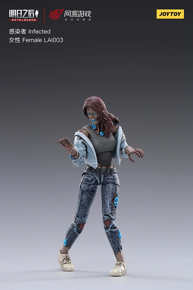 LifeAfter Infected Female Action Figure  (Prototype Shown) View 5