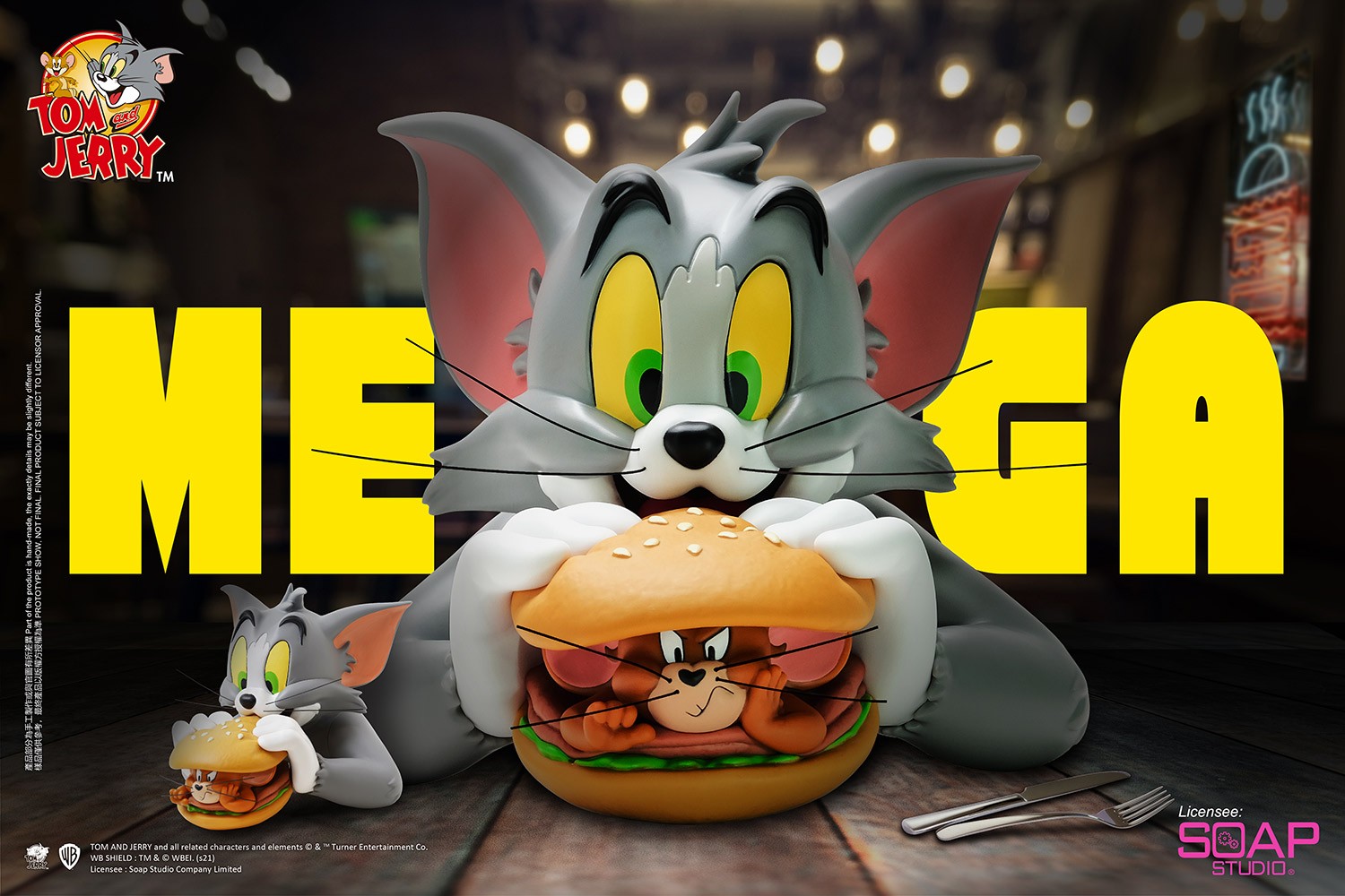 Tom and Jerry Mega Burger (Prototype Shown) View 2