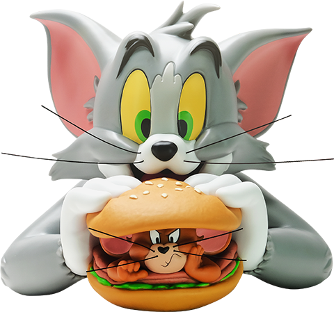 Tom and Jerry Mega Burger Bust by Soap Studio | Sideshow Collectibles