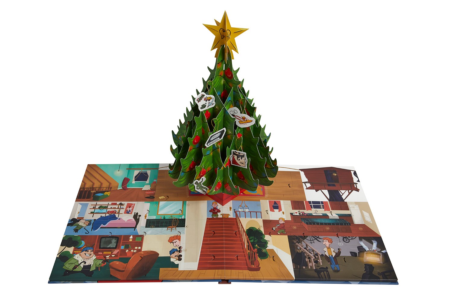 Home Alone: The Official AAAAAAdvent Calendar Hardcover Pop-Up Book- Prototype Shown